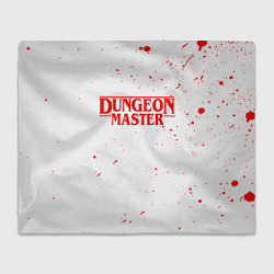 Плед DUNGEON MASTER BLOOD ГАЧИМУЧИ БЕЛЫЙ