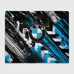 Плед Следы от шин BMW