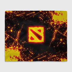 Плед DOTA 2 FIRE LOGO ДОТА 2 ОГНЕННЫЙ ЛОГО