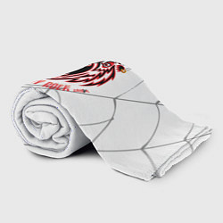 Плед флисовый Бардак -Русский рок с паутиной, цвет: 3D-велсофт — фото 2