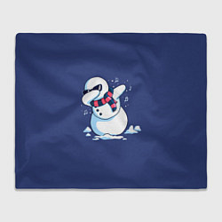 Плед Dab Snowman in a scarf