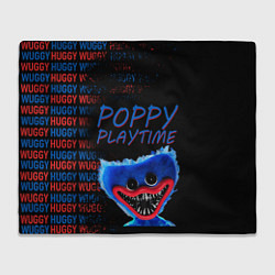 Плед флисовый Хагги ВАГГИ Poppy Playtime, цвет: 3D-велсофт