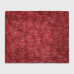 Плед флисовый Деловая Колбаса Салями, цвет: 3D-велсофт