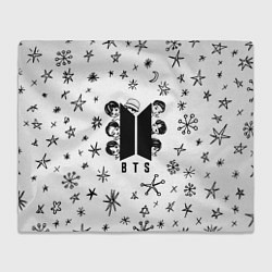 Плед ЛОГОТИП БТС LOGO BTS