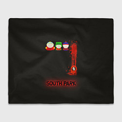 Плед Южный парк главные персонажи South Park