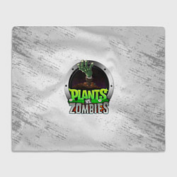 Плед Plants vs Zombies логотип