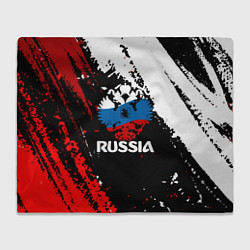 Плед Russia Герб в цвет Флага