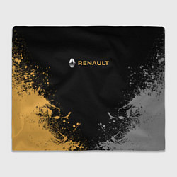 Плед Renault авто бренд