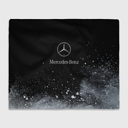 Плед флисовый Mercedes-Benz распылитель, цвет: 3D-велсофт
