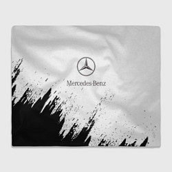 Плед Mercedes-Benz - White texture