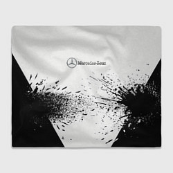 Плед флисовый Mercedes-Benz - Брызги, цвет: 3D-велсофт