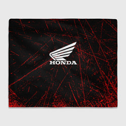 Плед Honda Красные линии