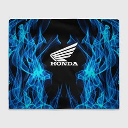 Плед флисовый Honda Fire, цвет: 3D-велсофт