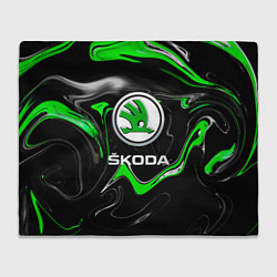 Плед Skoda: Auto Logo