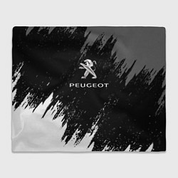 Плед Peugeot авто бренд