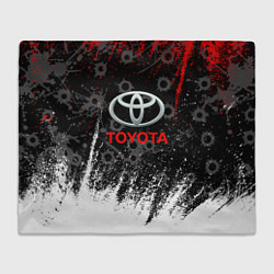 Плед Toyota следы от пуль