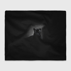 Плед флисовый Пантера в лучах света, цвет: 3D-велсофт