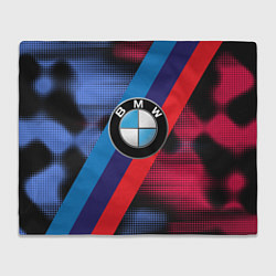 Плед флисовый BMW Luxury, цвет: 3D-велсофт