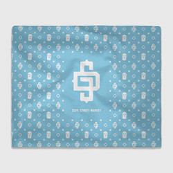 Плед Узор Sky Blue Dope Street Market
