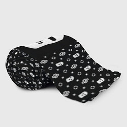 Плед флисовый Узор Black Dope Ski Mask Dope Street Market, цвет: 3D-велсофт — фото 2