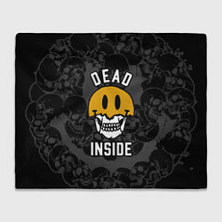 Плед Dead inside - мертвый внутри