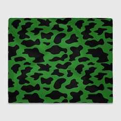 Плед флисовый Армейский камуфляж, цвет: 3D-велсофт