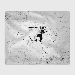 Плед Banksy крыса в очках