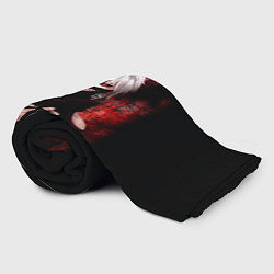 Плед флисовый Tokyo Ghoul Токийский Гуль Who am I, цвет: 3D-велсофт — фото 2