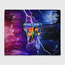 Плед Minecraft Neon