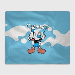 Плед Cuphead синяя чашечка