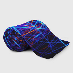 Плед флисовый Neon pattern Fashion 2055, цвет: 3D-велсофт — фото 2