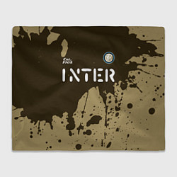 Плед флисовый ИНТЕР Inter Est 1908 Брызги, цвет: 3D-велсофт