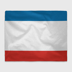 Плед флисовый КРЫМ КРЫМСКИЙ ПОЛУОСТРОВ, цвет: 3D-велсофт