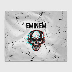 Плед Eminem ЧЕРЕП Потертости