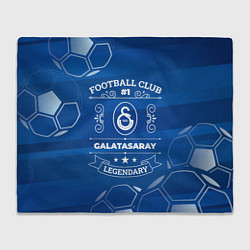 Плед флисовый Galatasaray FC 1, цвет: 3D-велсофт
