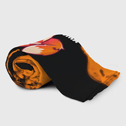 Плед флисовый Вероника - ЛИСИЧКА - Пламя, цвет: 3D-велсофт — фото 2
