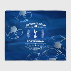 Плед флисовый Tottenham FC 1, цвет: 3D-велсофт