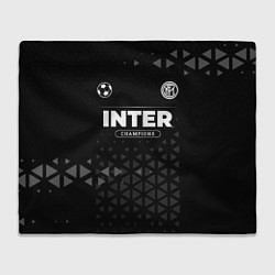 Плед флисовый Inter Форма Champions, цвет: 3D-велсофт