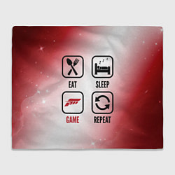 Плед Eat Sleep Forza Horizon Repeat