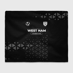 Плед West Ham Champions Uniform