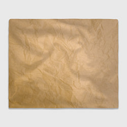 Плед флисовый Cream paper, цвет: 3D-велсофт