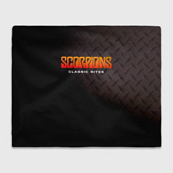 Плед флисовый Classic Bites - Scorpions, цвет: 3D-велсофт