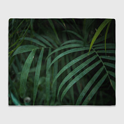 Плед флисовый Камуфляж-тропики, цвет: 3D-велсофт