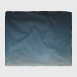 Плед флисовый GRADIENT shades of blue, цвет: 3D-велсофт