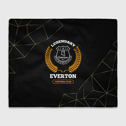 Плед Лого Everton и надпись Legendary Football Club на