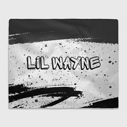 Плед Рэпер Lil Wayne в стиле граффити