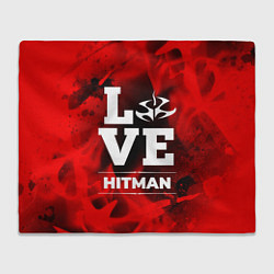 Плед флисовый Hitman Love Классика, цвет: 3D-велсофт