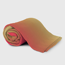 Плед флисовый Красно-желтый градиент, цвет: 3D-велсофт — фото 2