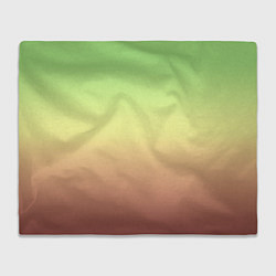 Плед флисовый Градиент Фисташки Gradient, цвет: 3D-велсофт