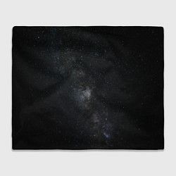 Плед флисовый Лонгслив Звезды и космос, цвет: 3D-велсофт